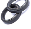 Uszczelniacze przedniego zawieszenia KYB, olejowe, 41x53x8 mm (2 szt.), 2 sprężyny – Yamaha R1 '99-'01 / Kawasaki ZX6 '03-'04